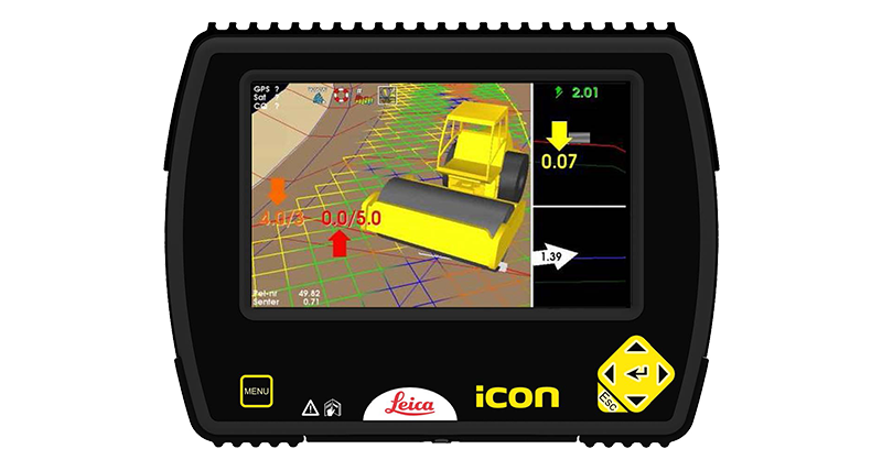 Leica iCON roller - compaction jobs done faster